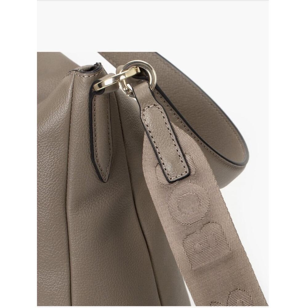 Boss Alyce Leather Hobo Bag - Picture 4 of 12